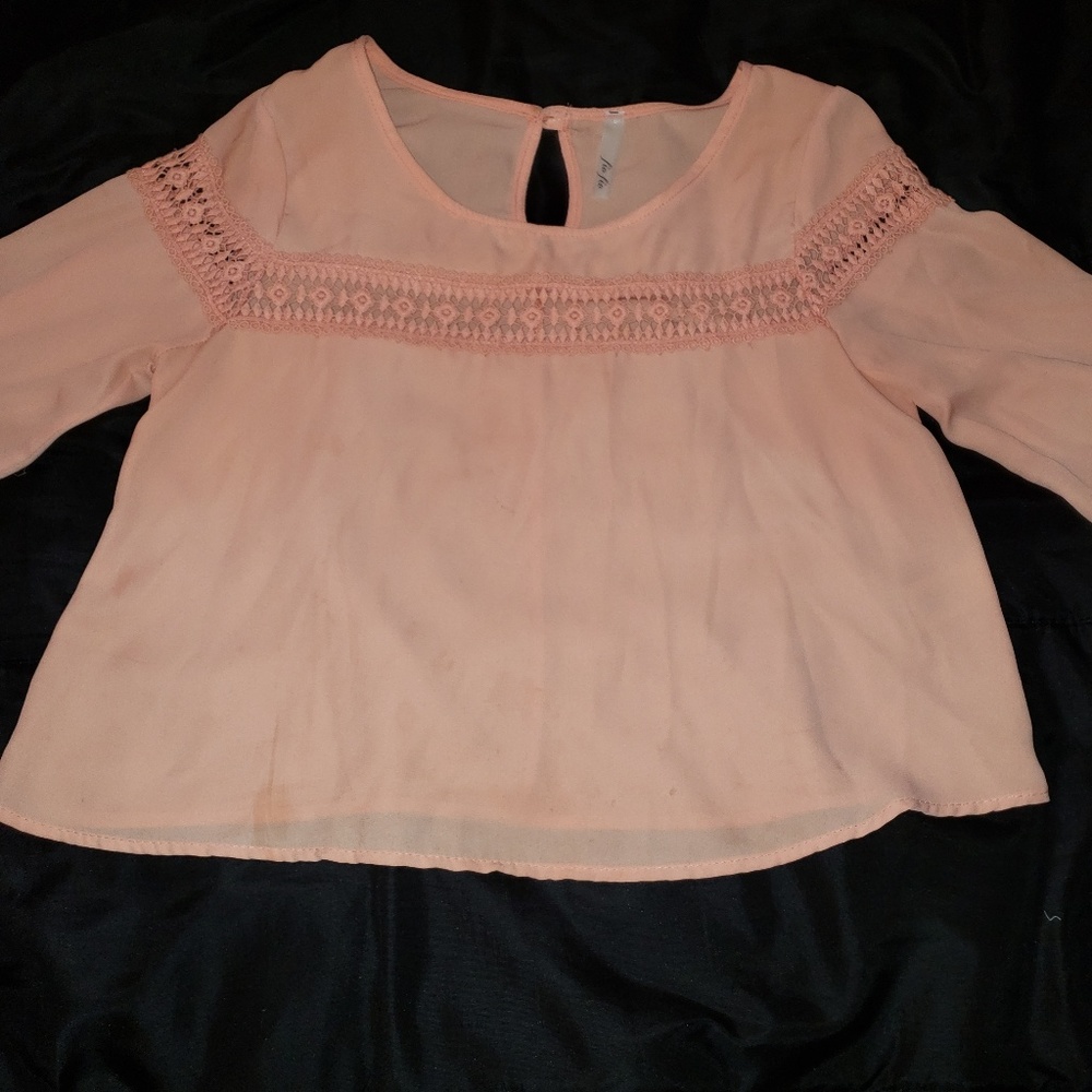 Pink blouse